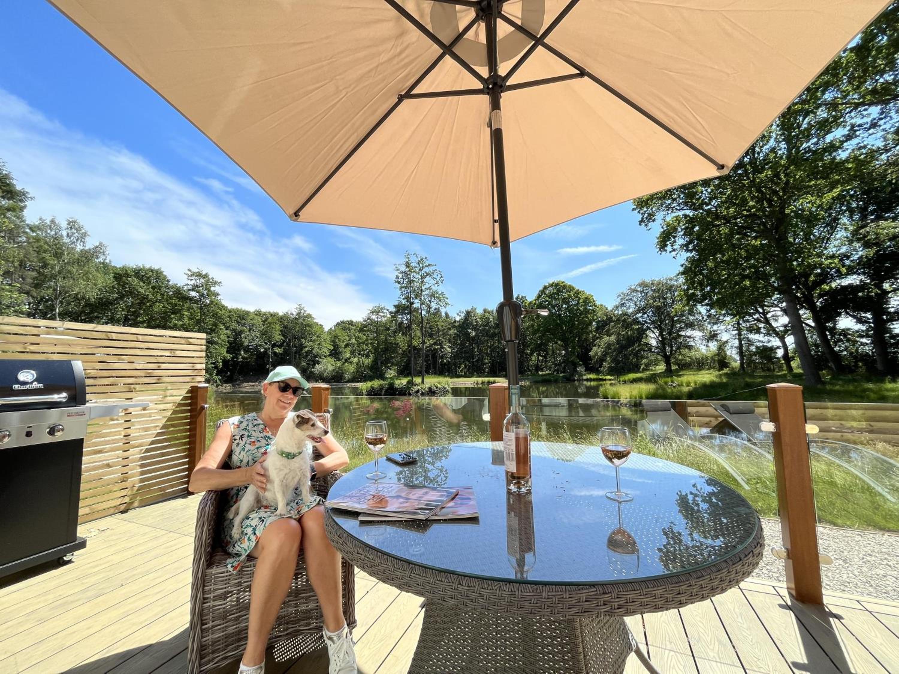 Rowan Boutique Lodge for couples with a dog view 3