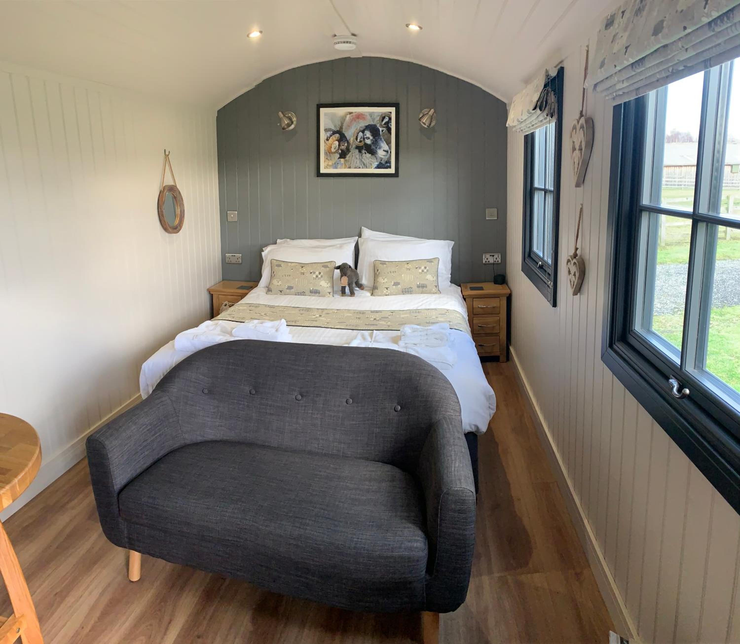 Springwood Shepherd Huts Glamping York view 5