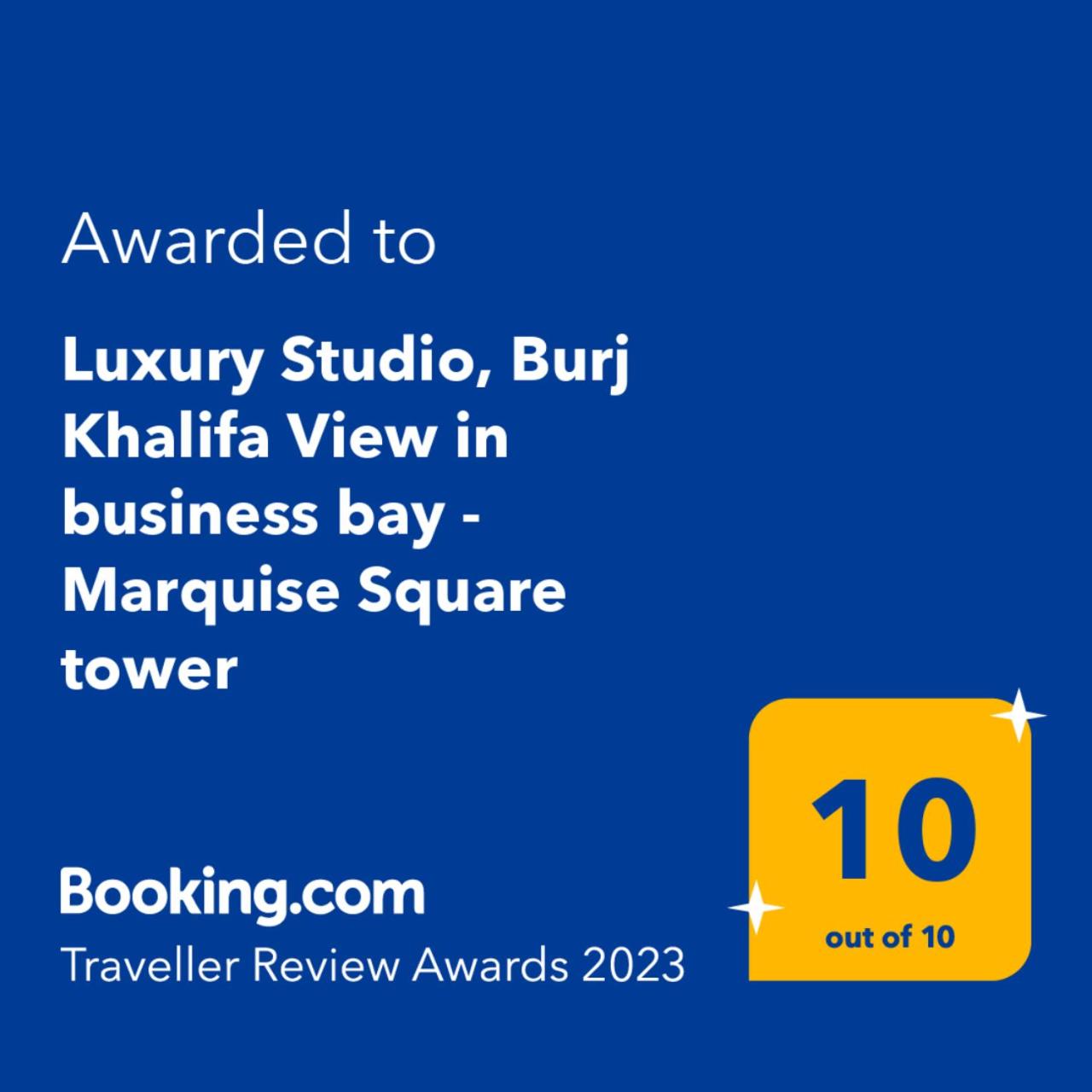 Luxury Studios with Burj Khalifa & Canal View in Downtown - Marquise Square Tower