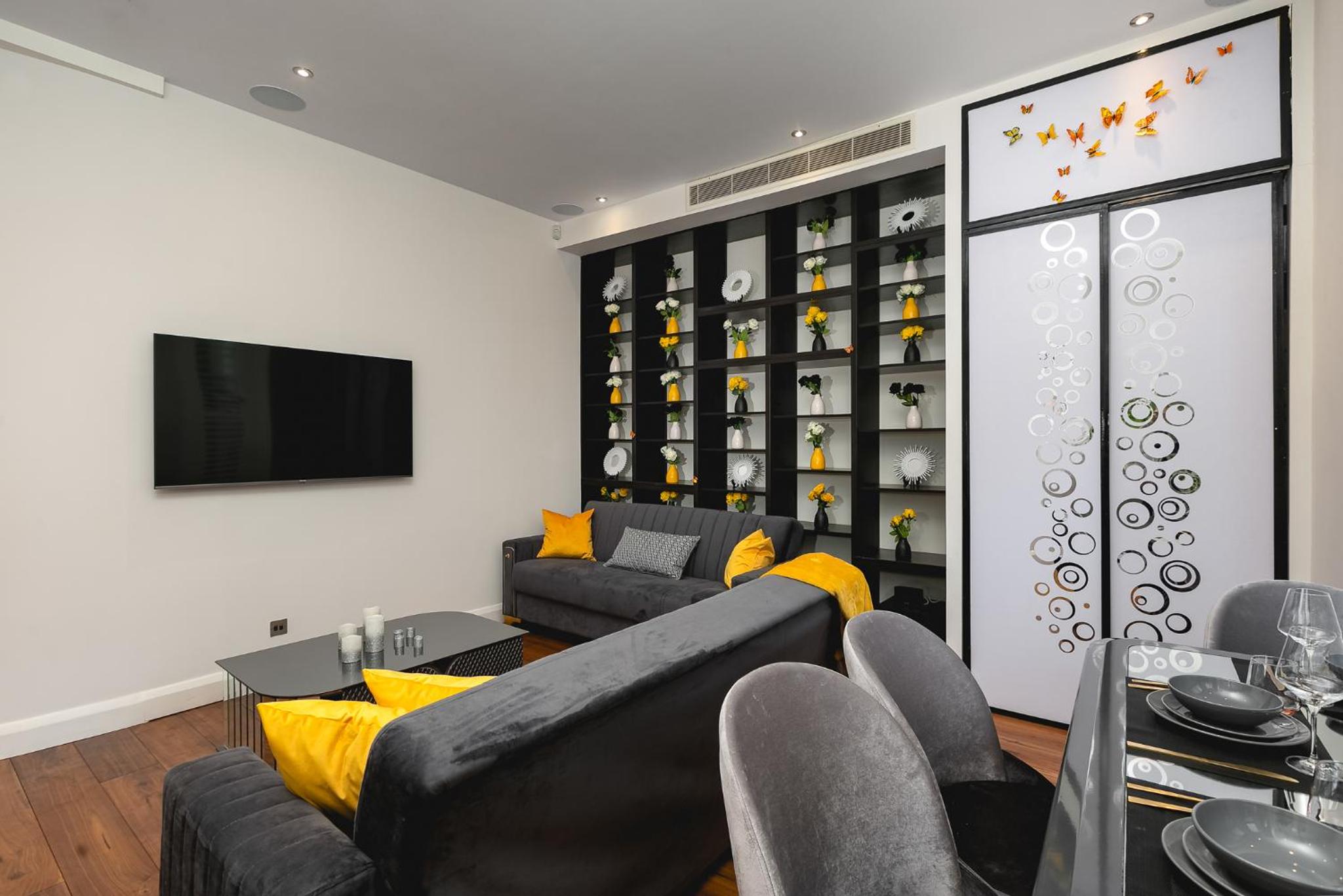 დ Luxury Chelsea Duplex - Sleeps 10 დ