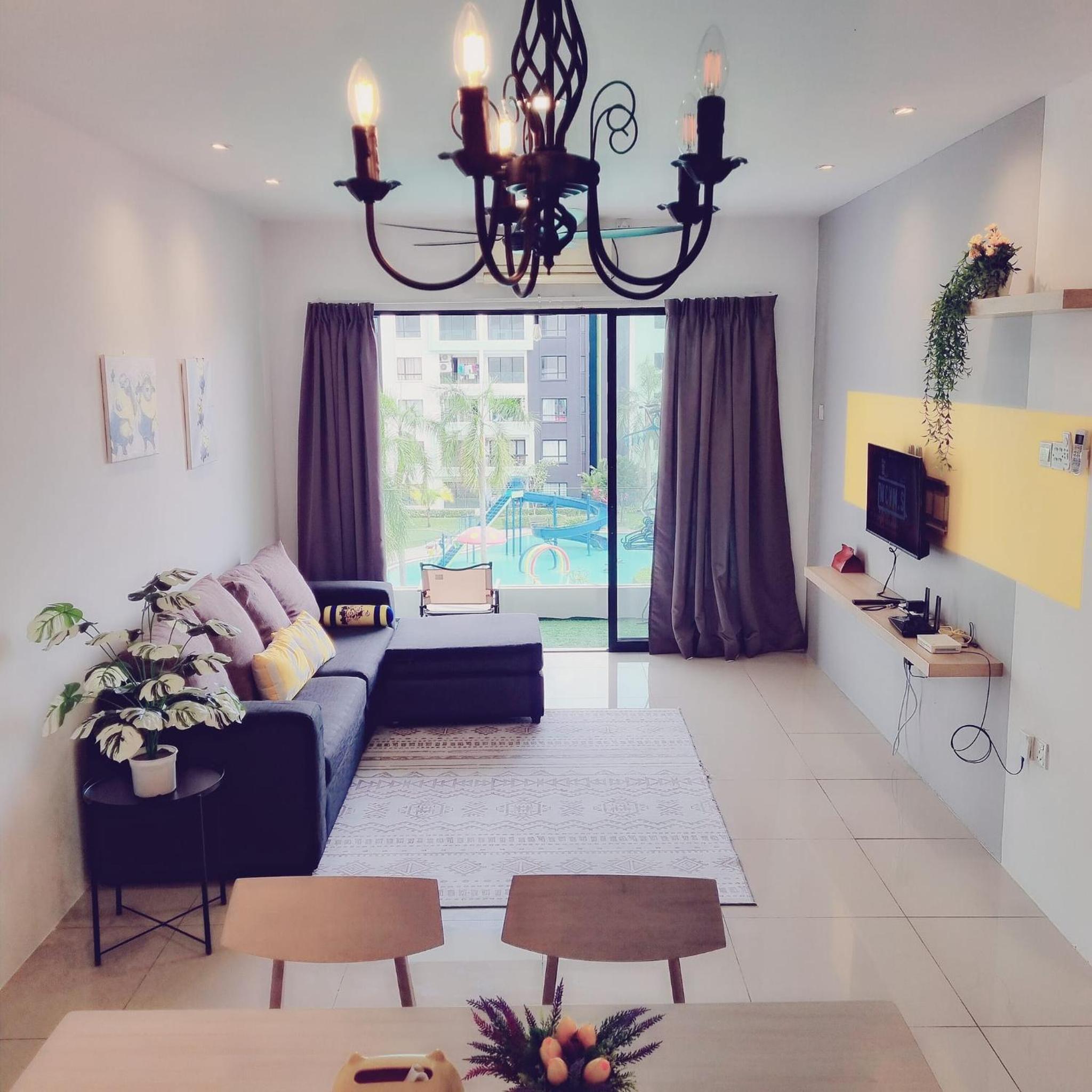 B3 Superb PoolView Manhattan Waterpark Homestay Ipoh4-8Pax NETFLIX photo 5