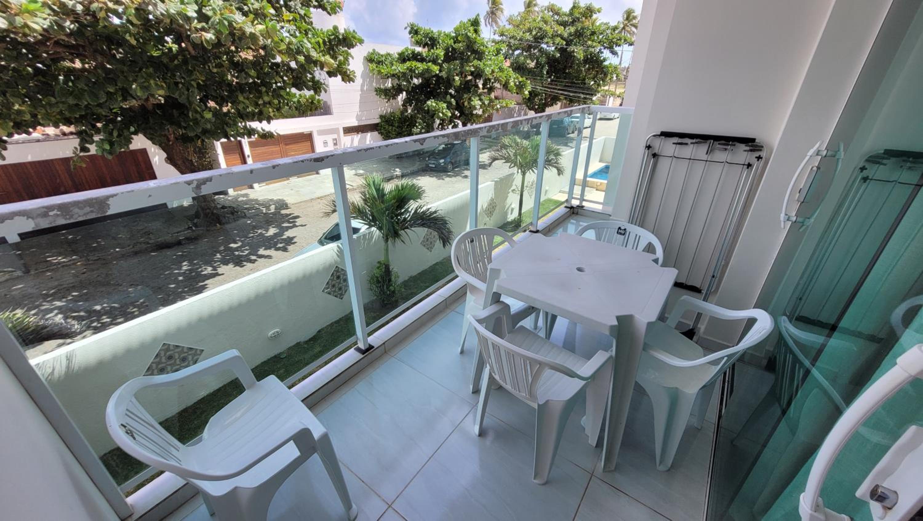 Flat beira mar a 30m do mar 200m das piscinas de Porto Mahalo Residence P-2-4e 6 pessoas