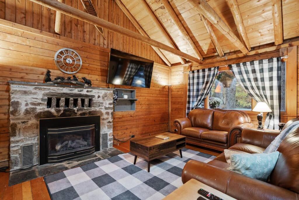 Cozy Bear-Themed Mountain Cabin, Relaxing Hot Tub