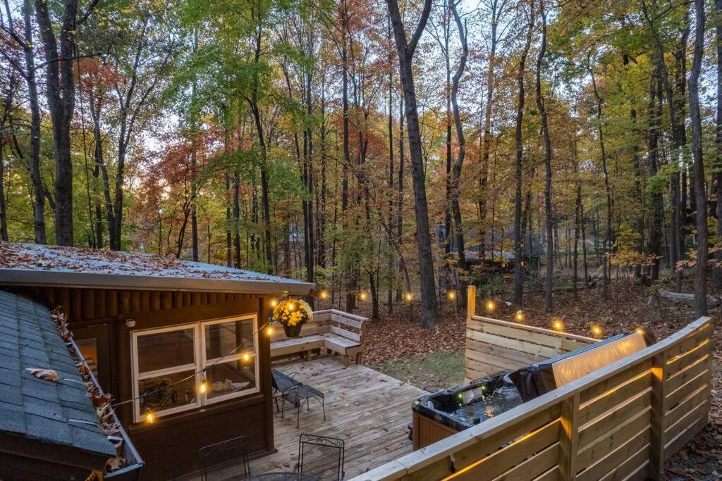 Cozy Bear-Themed Mountain Cabin, Relaxing Hot Tub