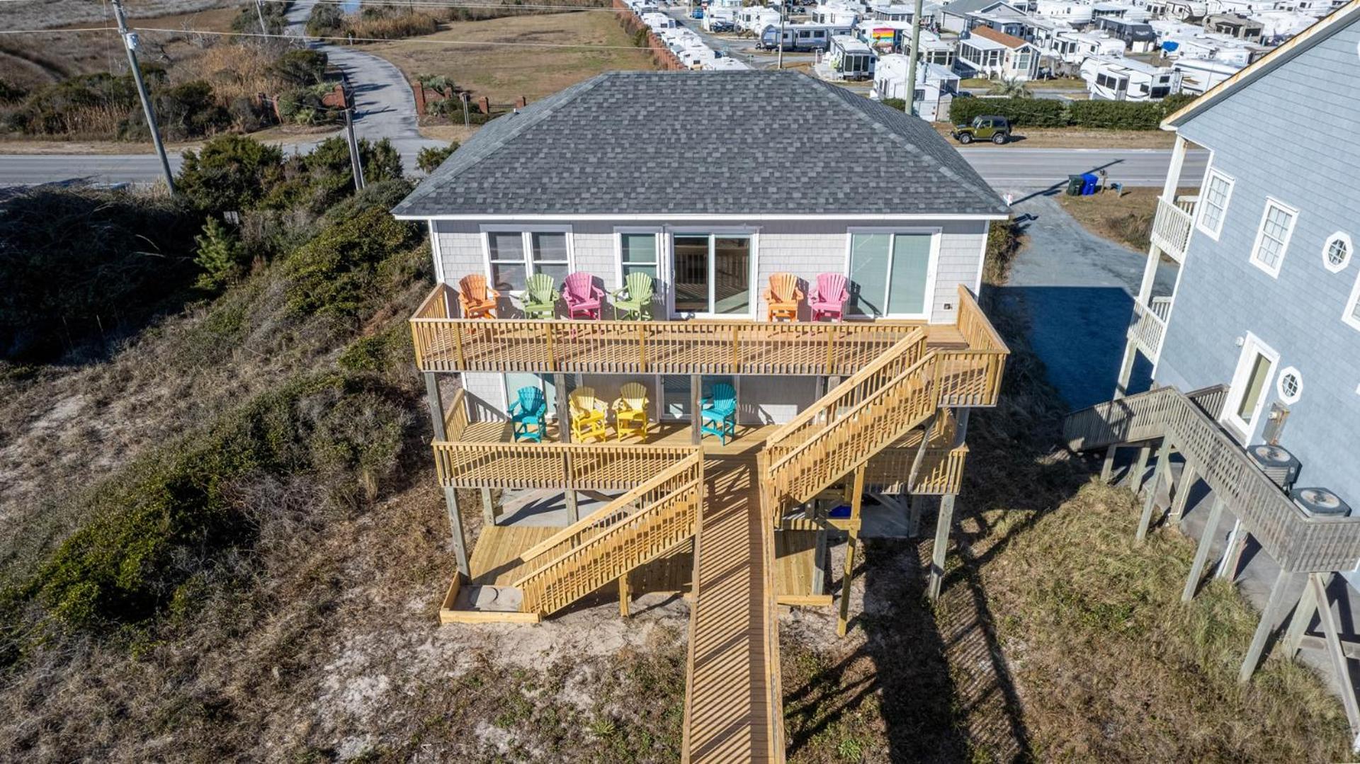 Sea God's Blessing Oceanfront North Topsail Beach Rental view 4