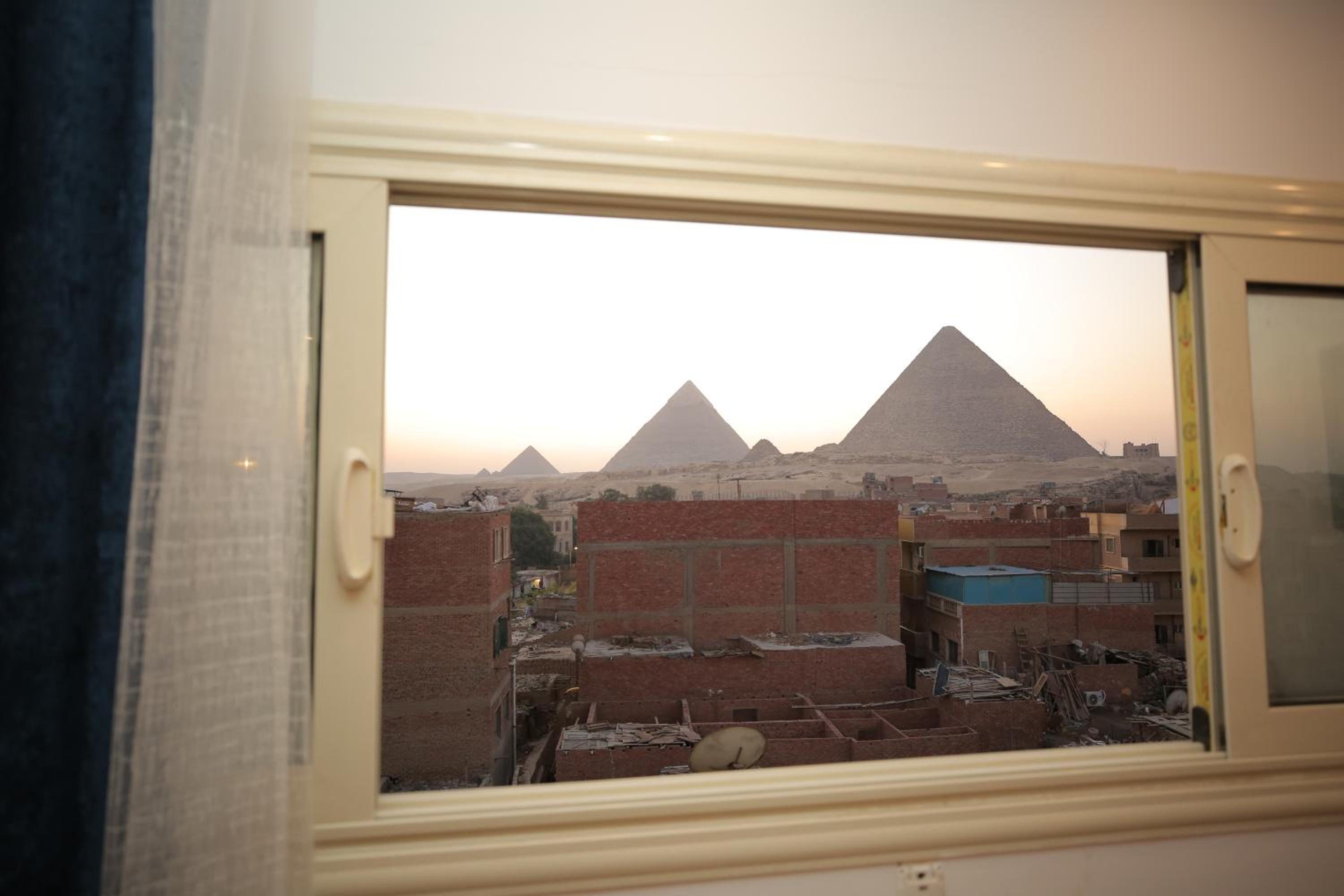 the lotus pyramids view