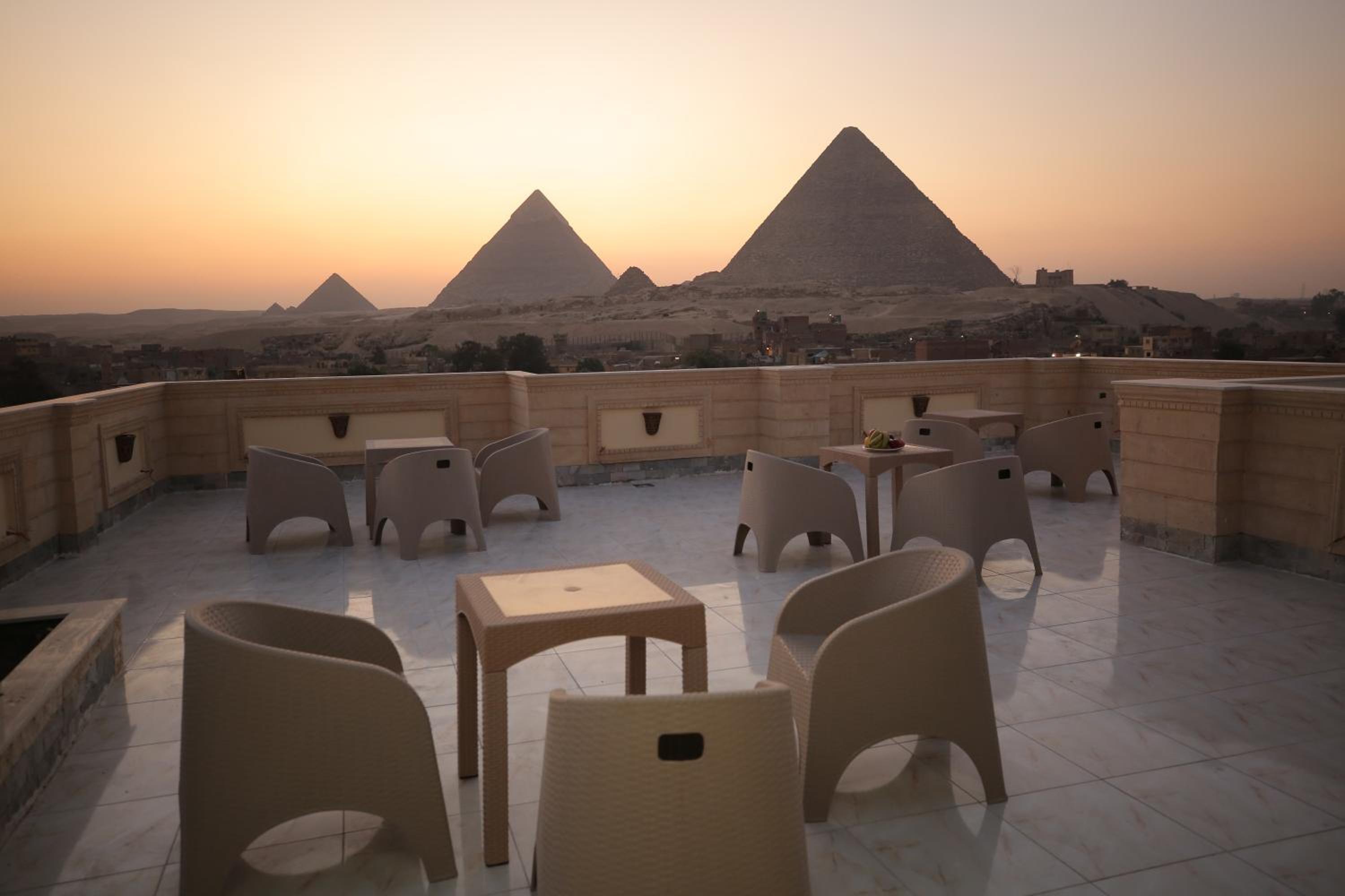 the lotus pyramids view