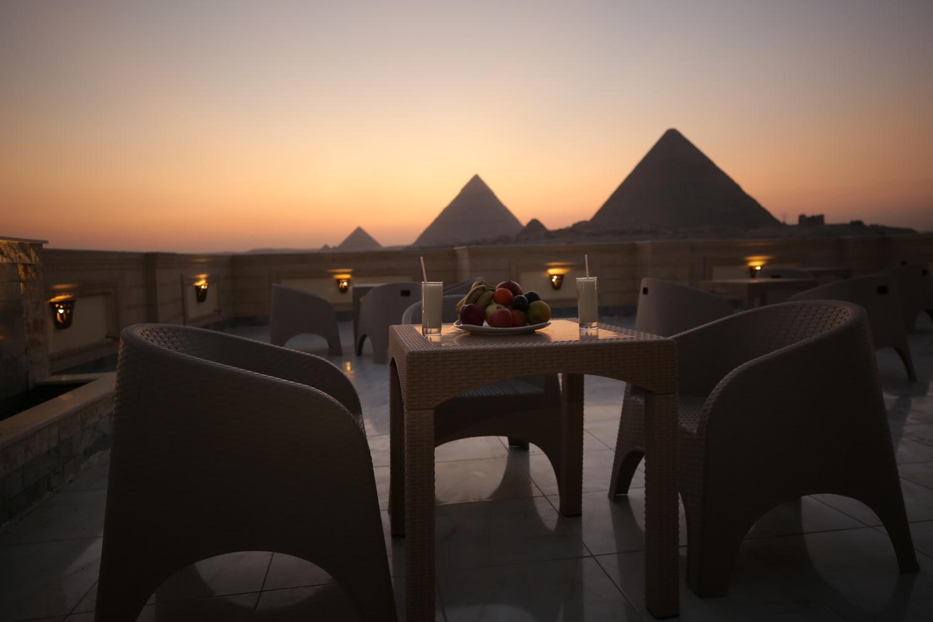 the lotus pyramids view