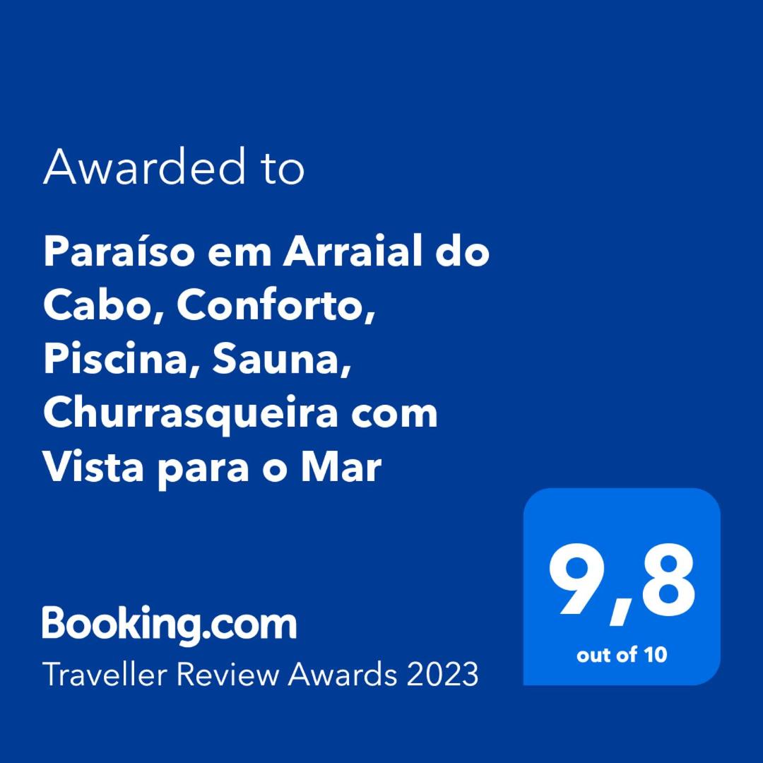 Arraial do Cabo. Conforto, Piscina, Vista Mar.