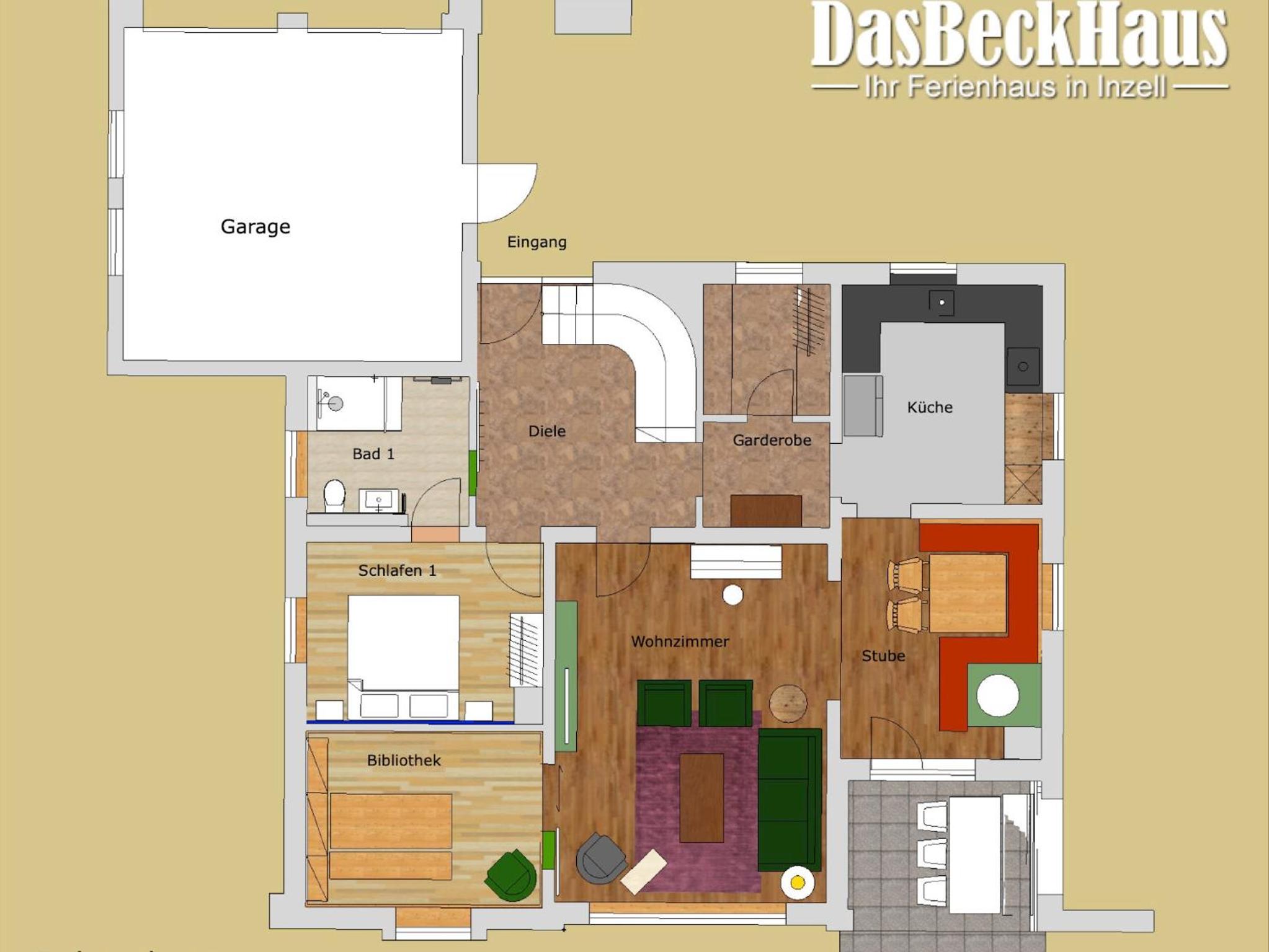 DasBeckHaus - Chiemgau Karte