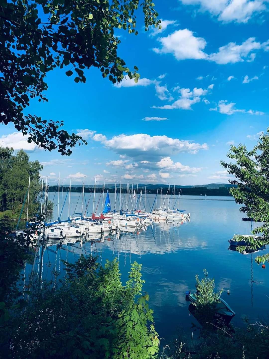 Domki nad jeziorem-Wodnik