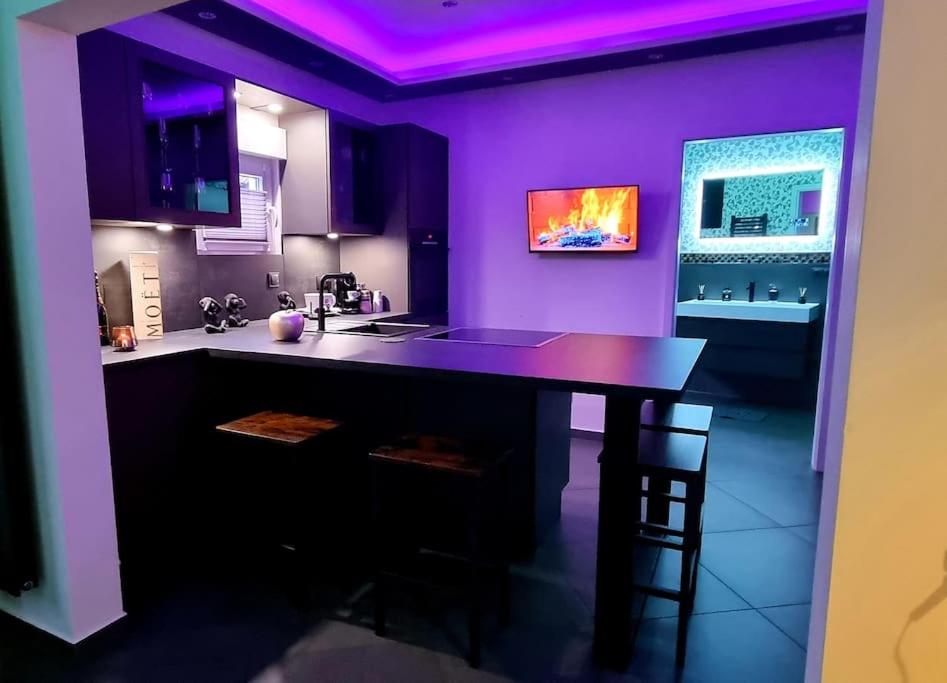 Luxus Loft Whirlpool Designer Küche Bad