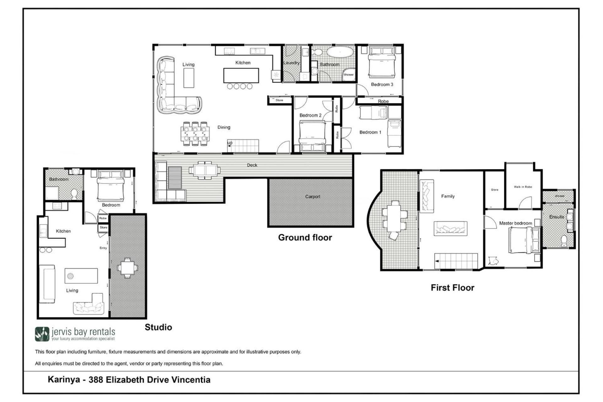 Karinya Jervis Bay - 4BR home & optional studio