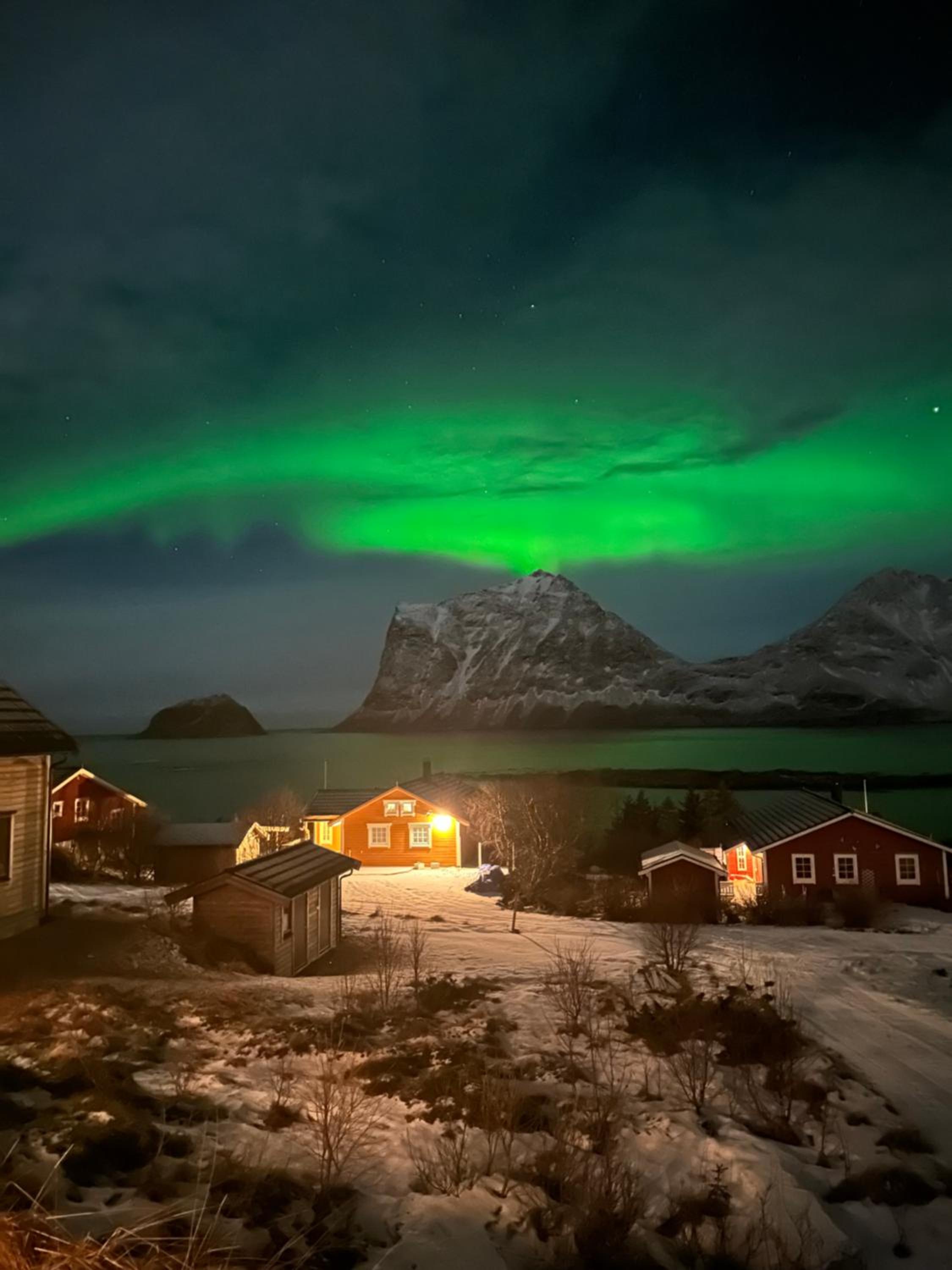 Haukland beach panorama - with Sauna view 4