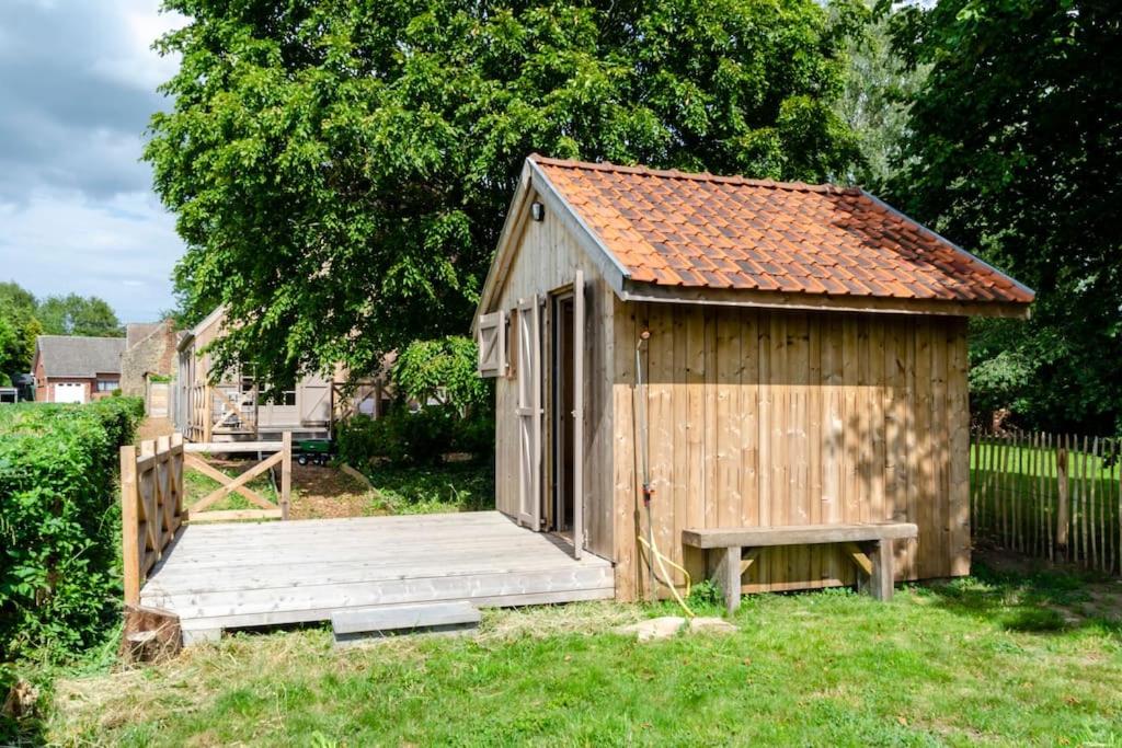 La cabane du cerf et son sauna