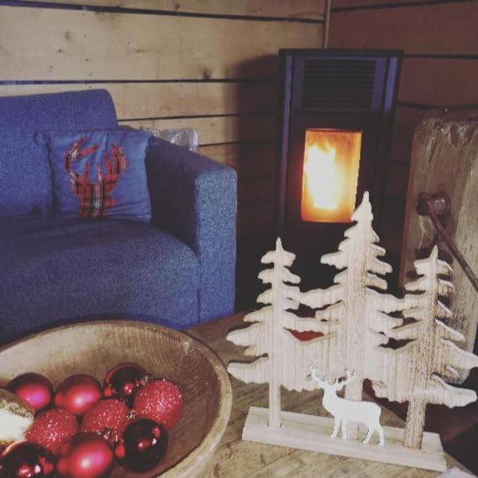 La cabane du cerf et son sauna