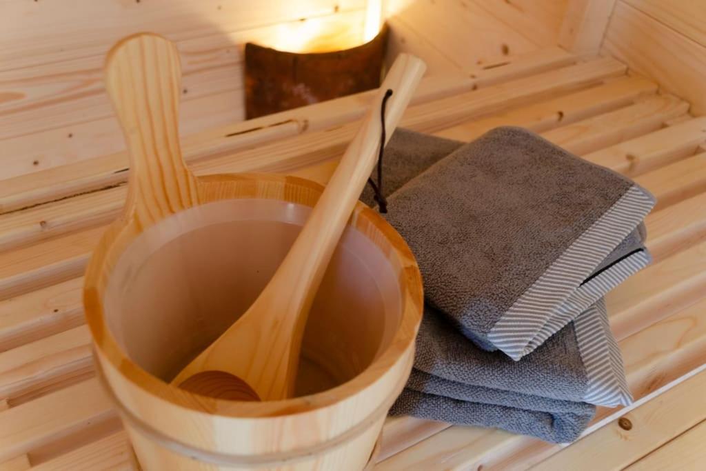La cabane du cerf et son sauna