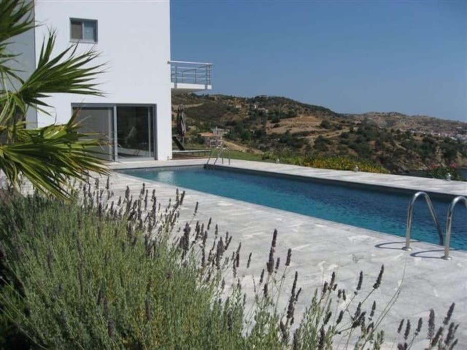 Villa Nafsika stunning view on the Aegean Sea
