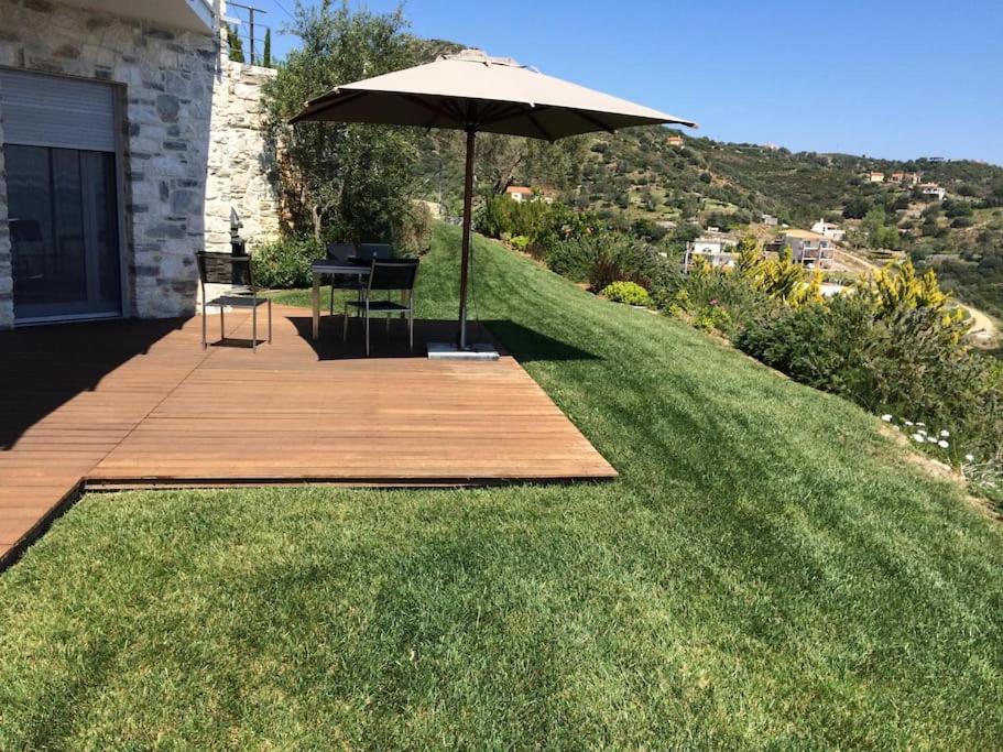 Villa Nafsika stunning view on the Aegean Sea