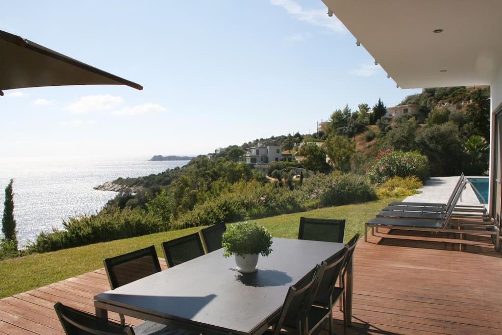 Villa Nafsika stunning view on the Aegean Sea