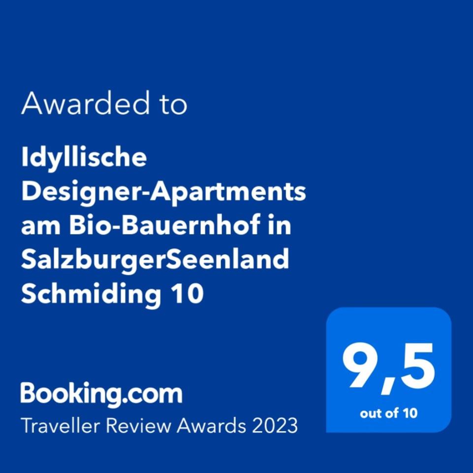 Idyllische Designer-Apartments am Bio-Bauernhof in SalzburgerSeenland Schmiding 10