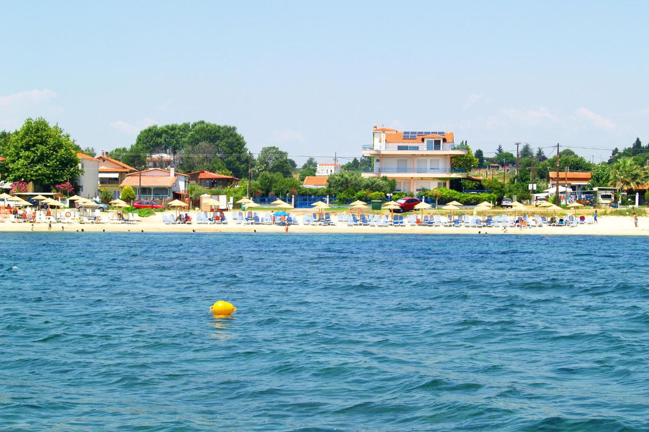 Solon and Teo Summer House in Avdira beach view 4