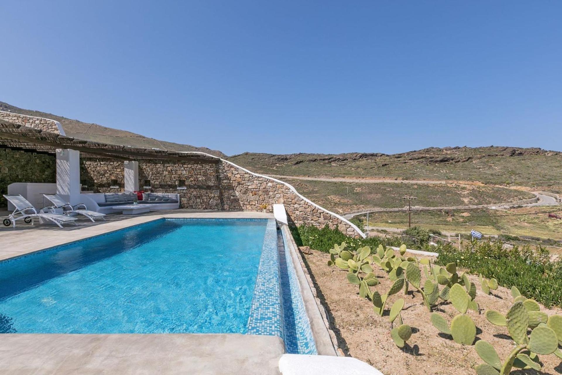 Elegant Mykonos Villa Air Private Pool 4 Bedrooms Sea View Panormos photo 5