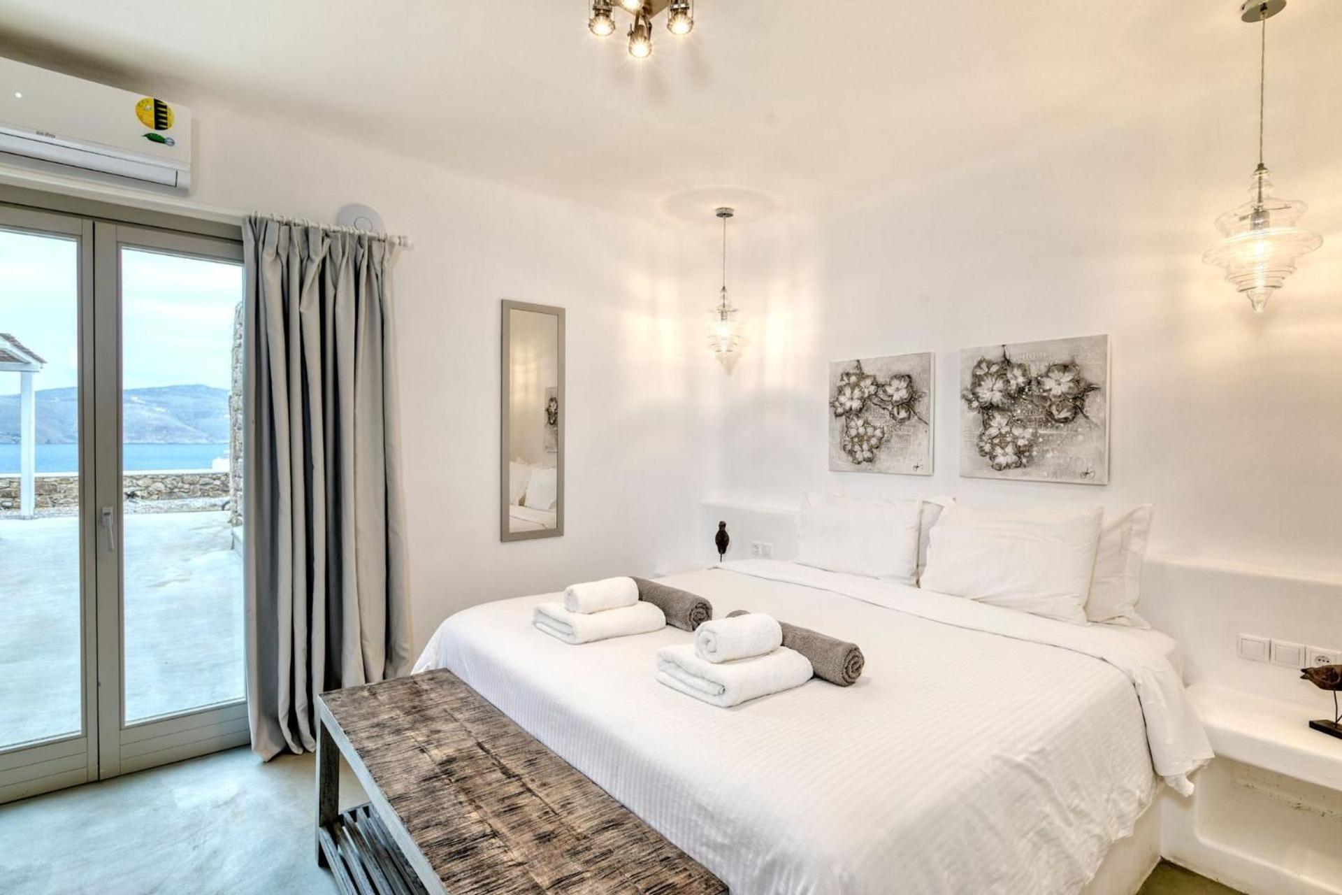 Elegant Mykonos Villa Air Private Pool 4 Bedrooms Sea View Panormos photo 2