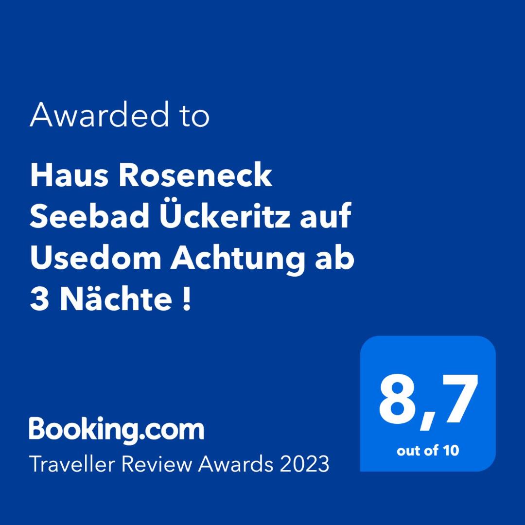 Haus Roseneck Seebad Ückeritz auf Insel Usedom Vermietung im Bereich Souterrain !