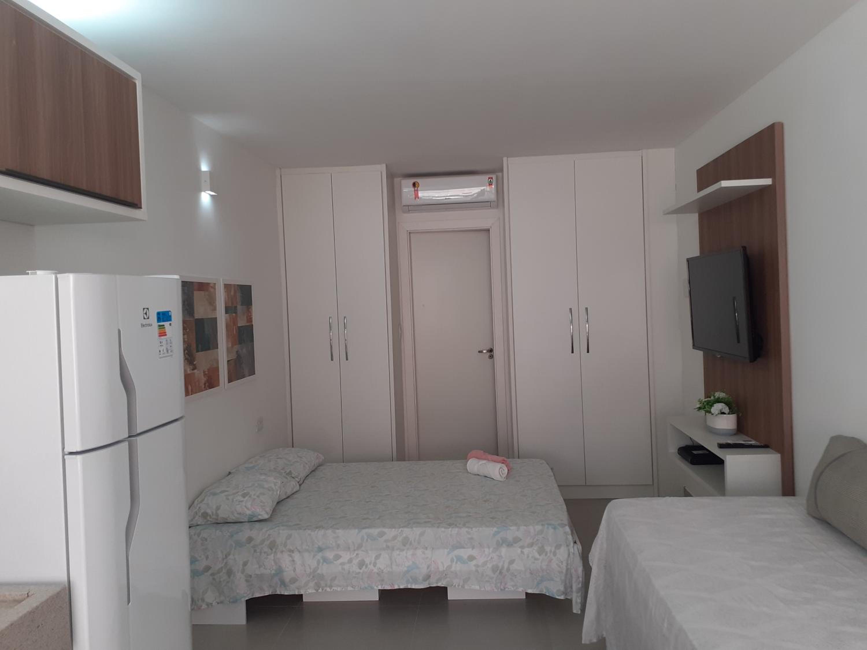 FLAT ENCANTADOR A UM PASSO DA PRAIA