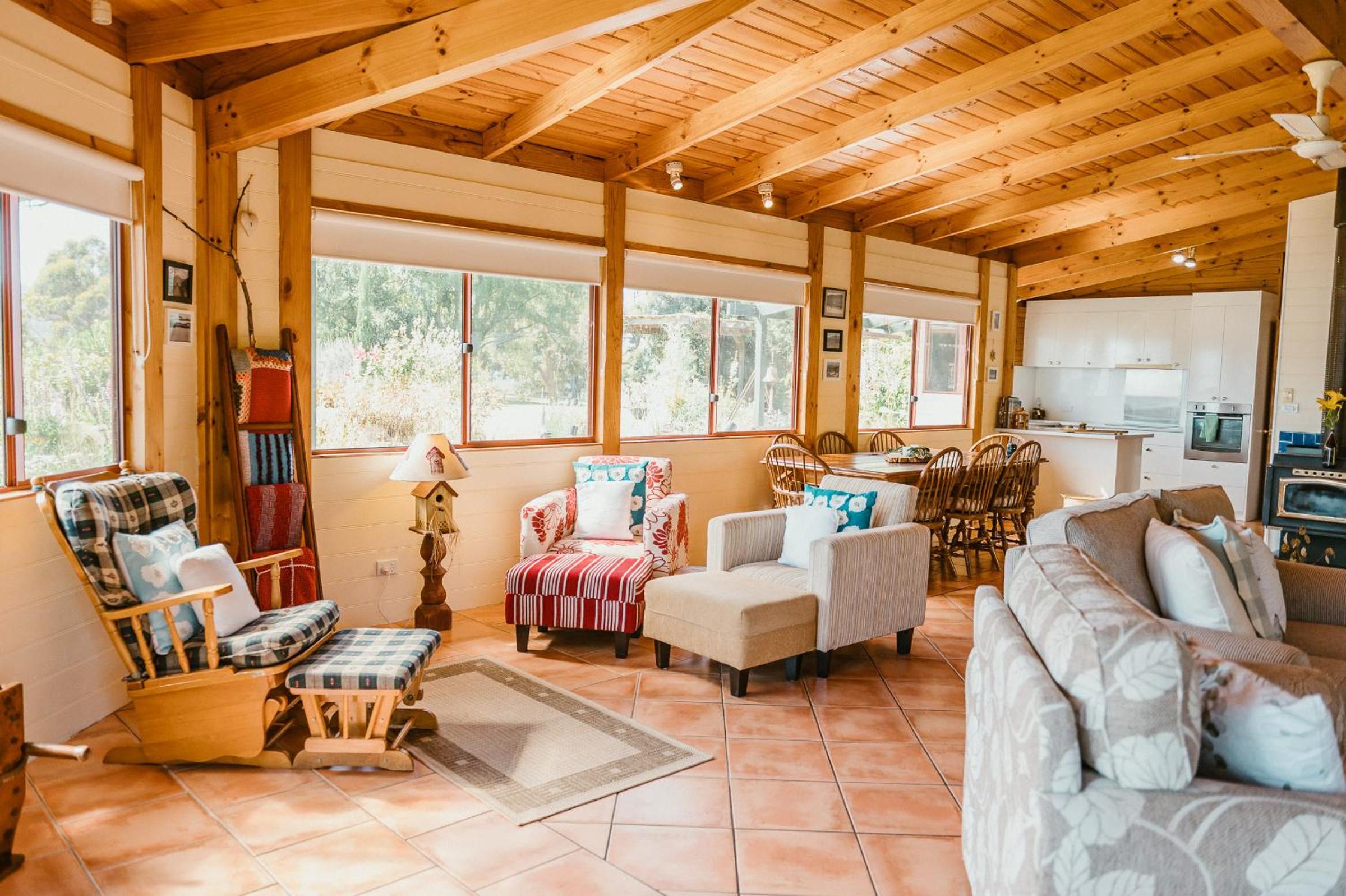 Fleurty's Point Cottage at Franklin South, Huon Valley, Tasmania