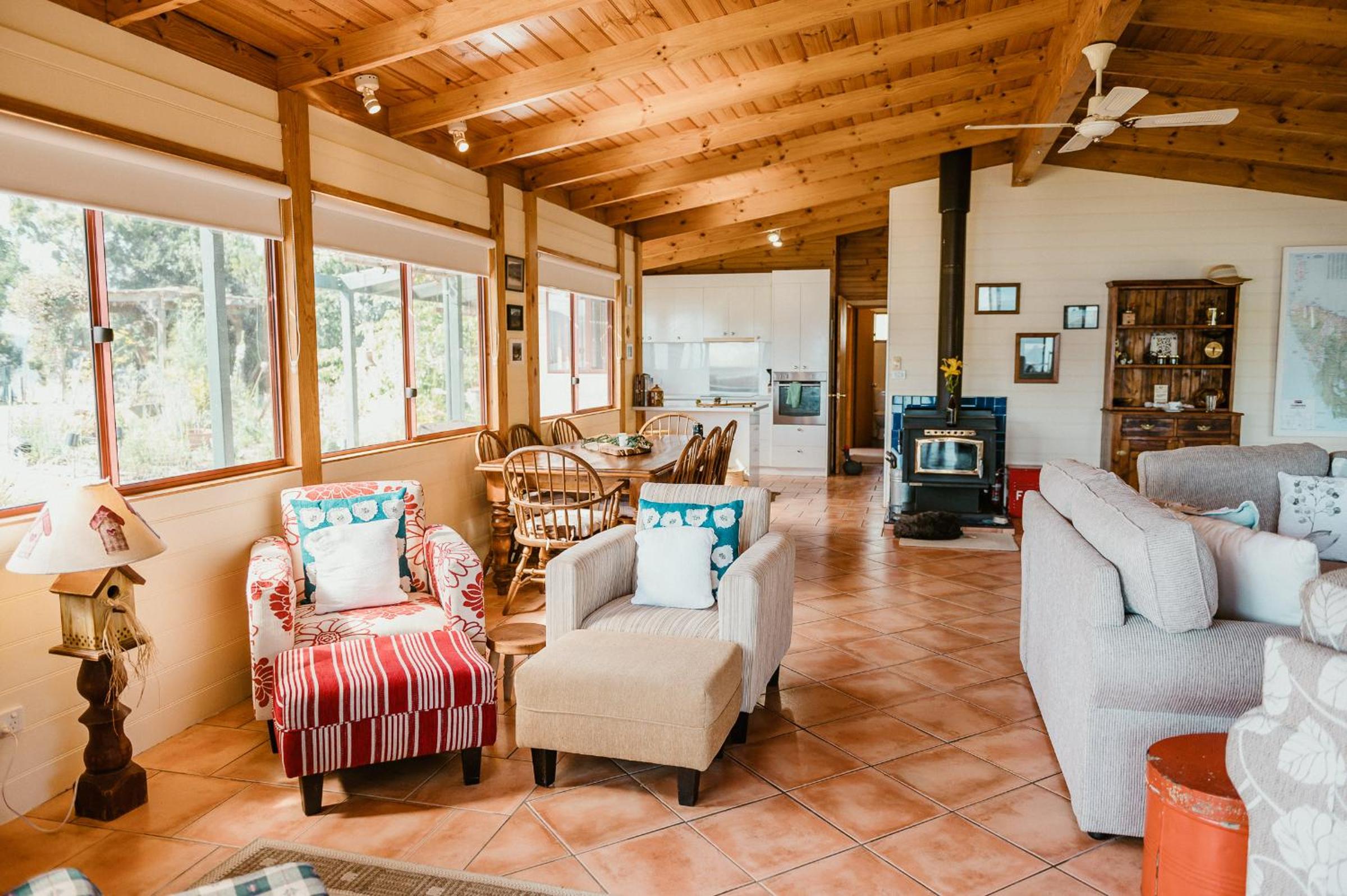 Fleurty's Point Cottage at Franklin South, Huon Valley, Tasmania