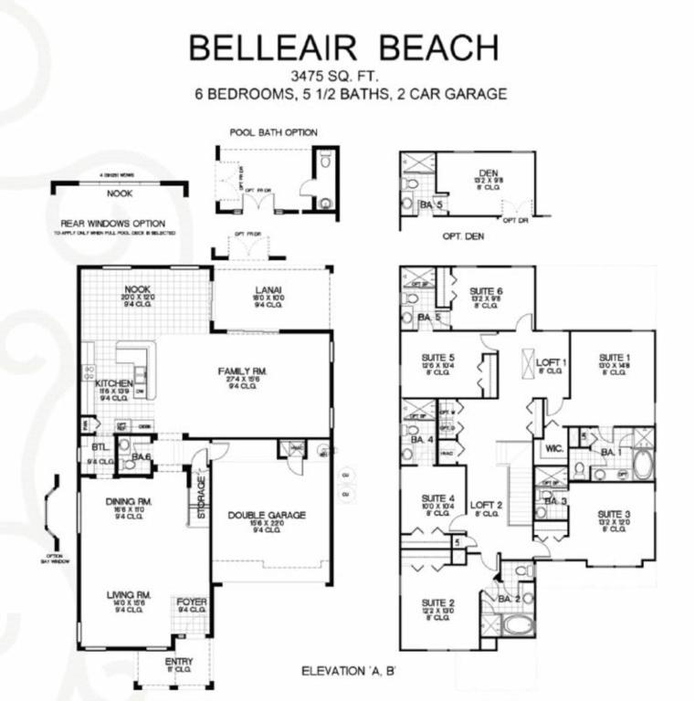 Lovely 6Bd Pool Gm Hm Watersong Resort-416OC home