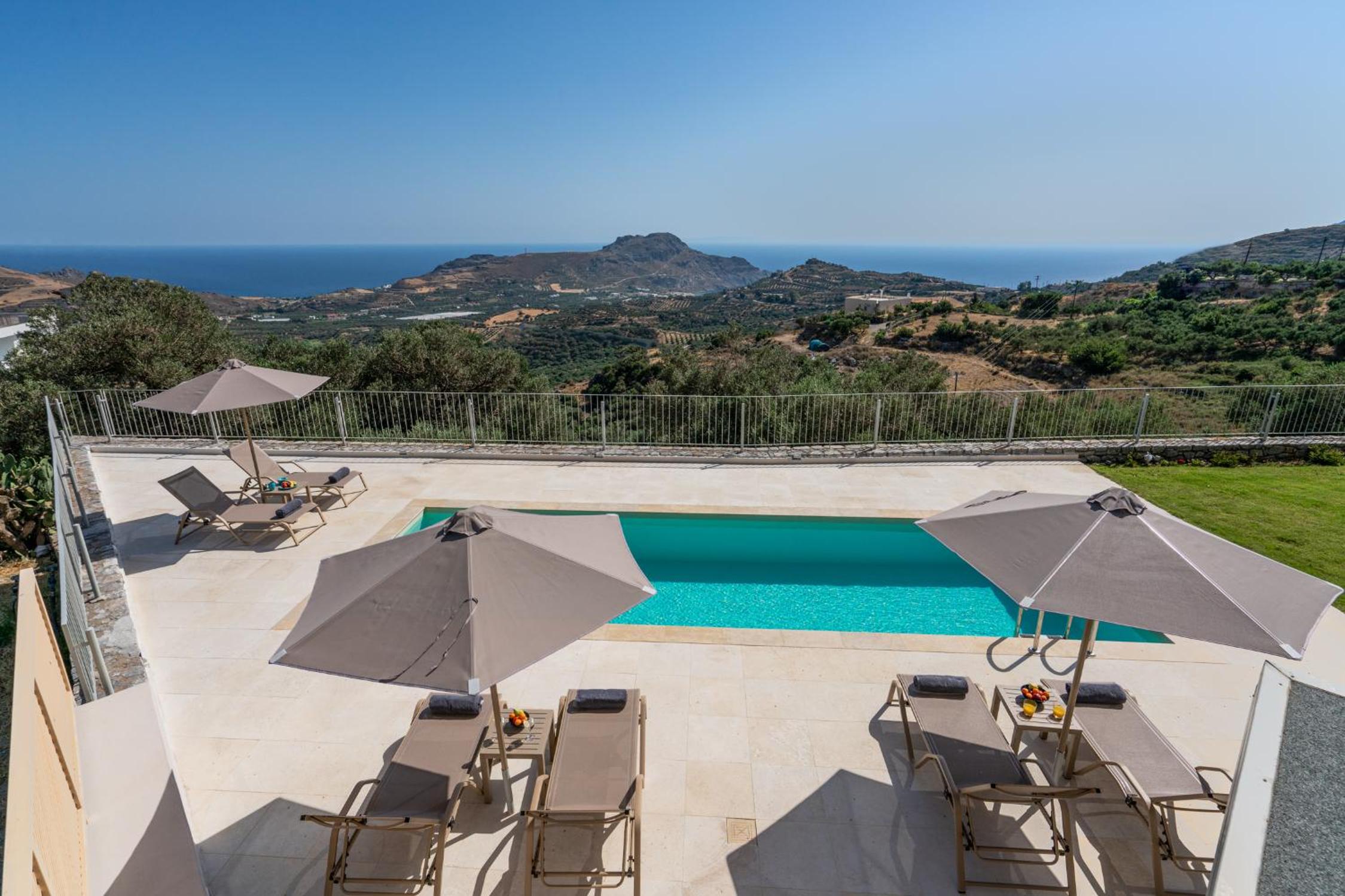 Eco Villa with 180-Degree Sea View, Pool, 350 sqm Yard, 2km from the Beach view 3