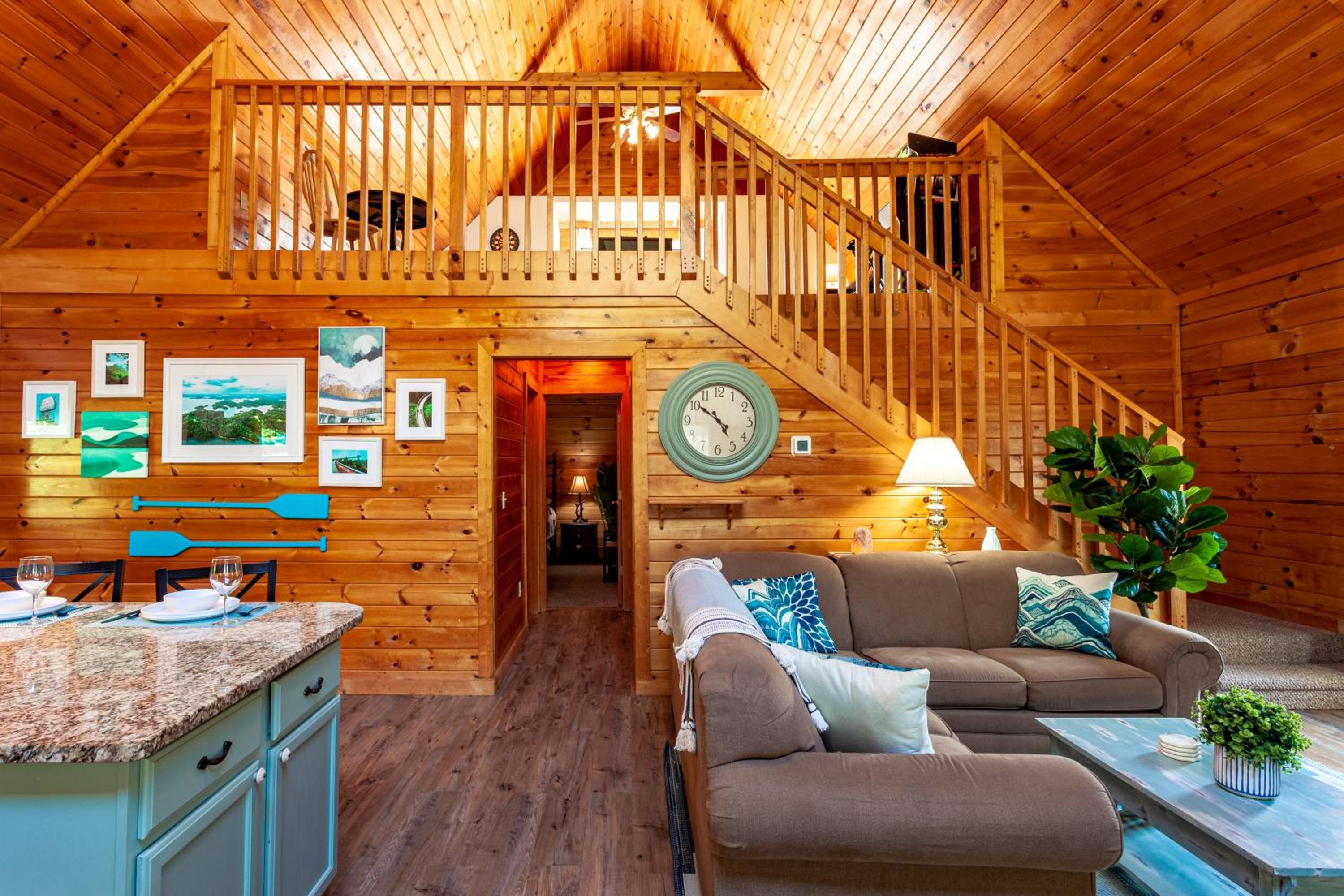 A Smoky Mountain Lake Cabin - Spacious Smoky Mountain Getaway Perfect for Families & Groups view 3
