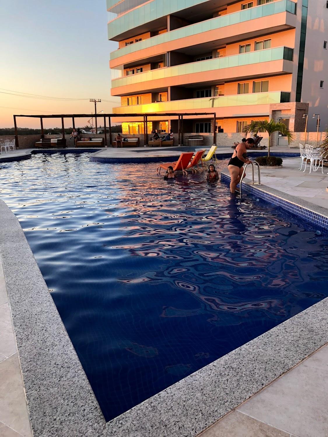 lindo apartamento de 1 quarto com vista para o mar