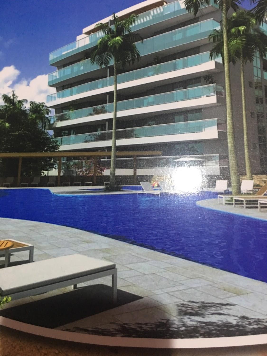 lindo apartamento de 1 quarto com vista para o mar