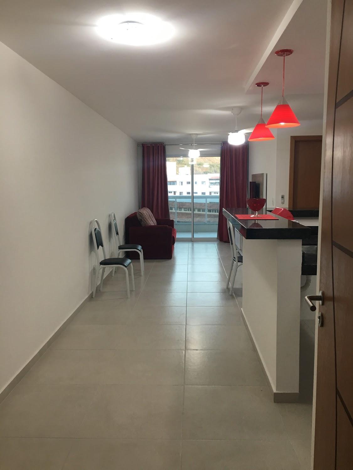 lindo apartamento de 1 quarto com vista para o mar