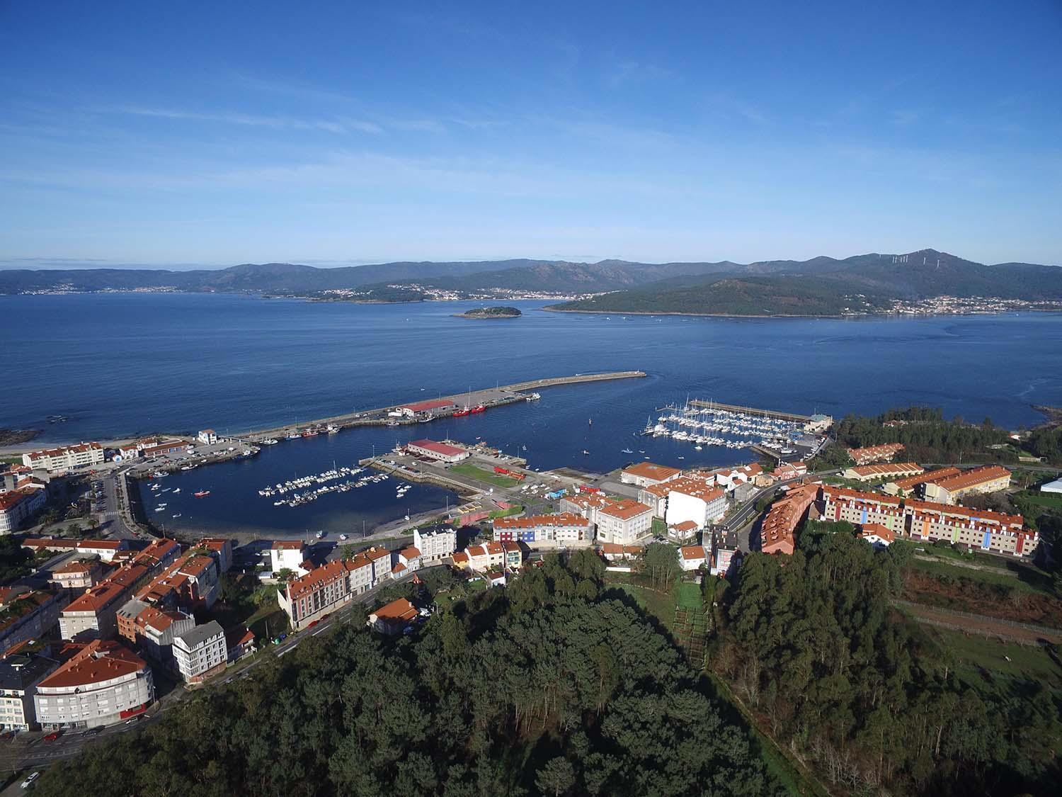 Apartamento con vistas, ascensor y parking en Portosín