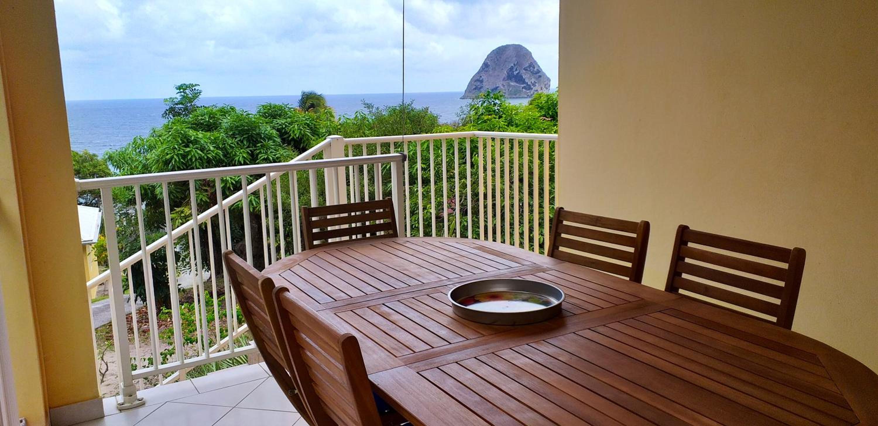 Maison confortable au Diamant avec vue sur la mer view 5