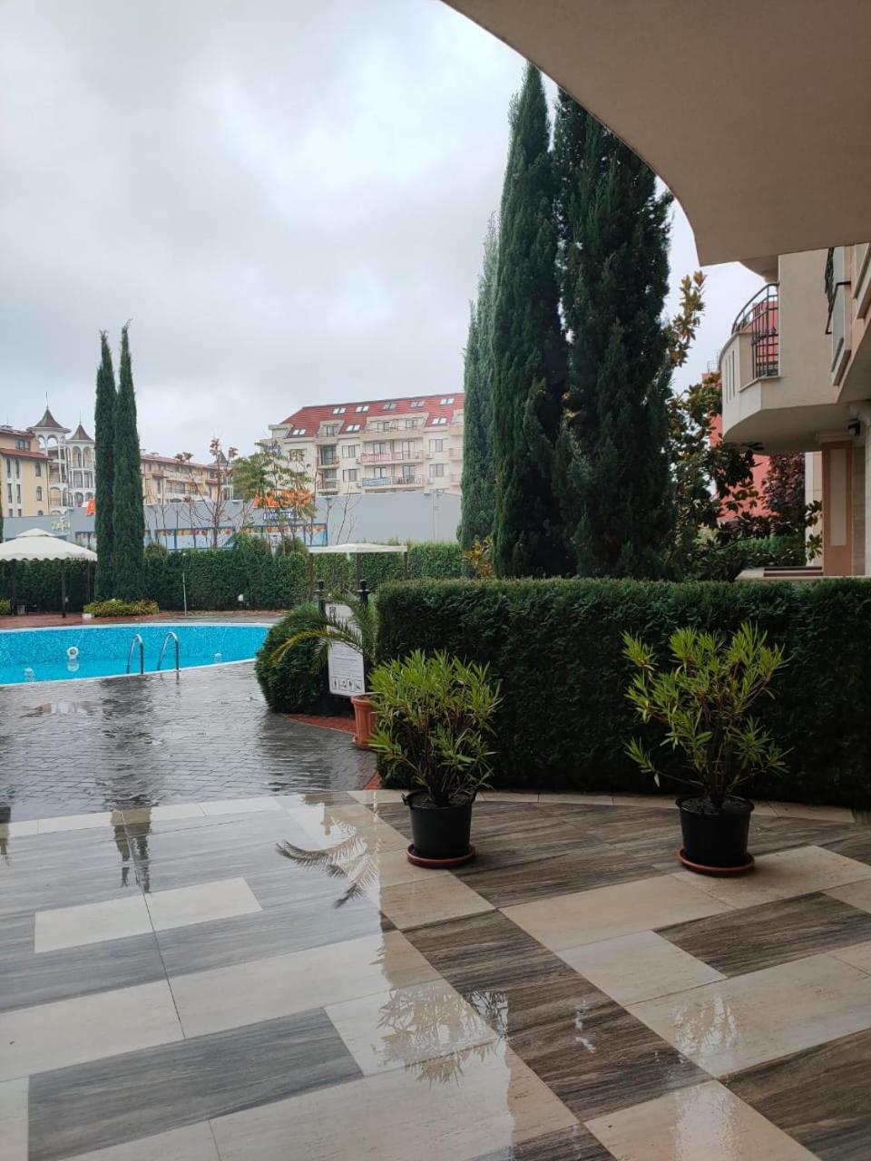 Afrodita Palas , studio appartment 4 floor, pool view