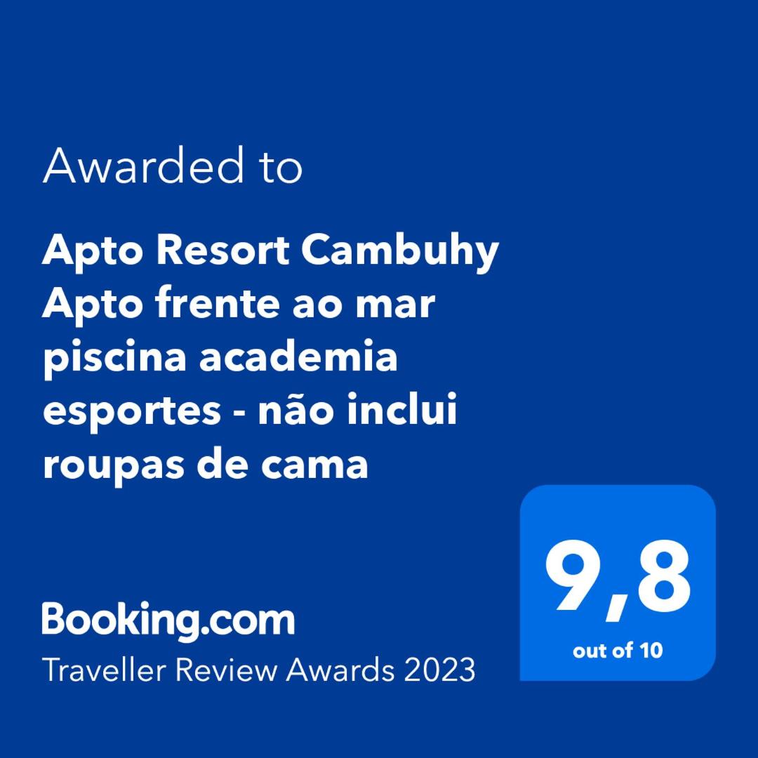 Apto Resort Cambuhy frente Mar até 6 pessoas
