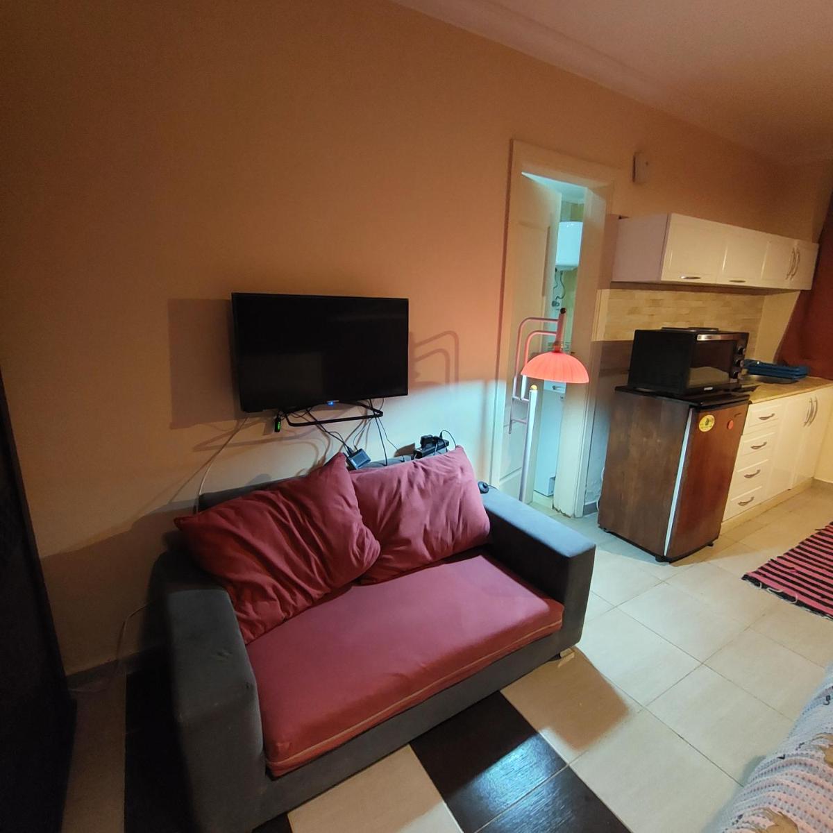 Comfortable studio in hotel 4 stars with private beach for non-egyptians only