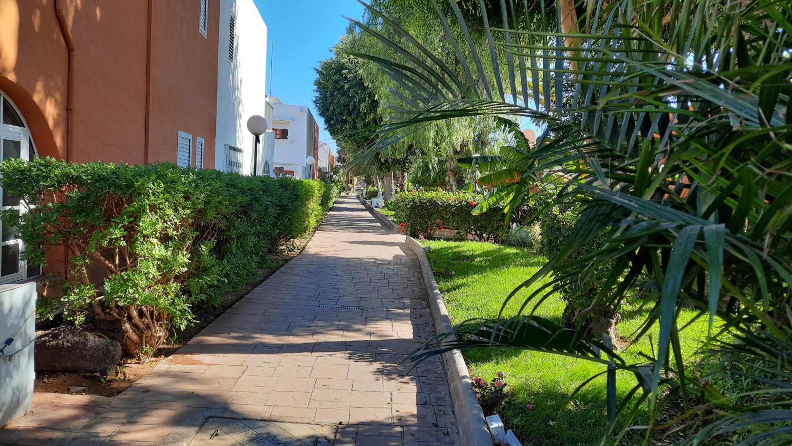 Cielo AZUL INTENSO Y Sol RADIANTE EN MASPALOMAS
