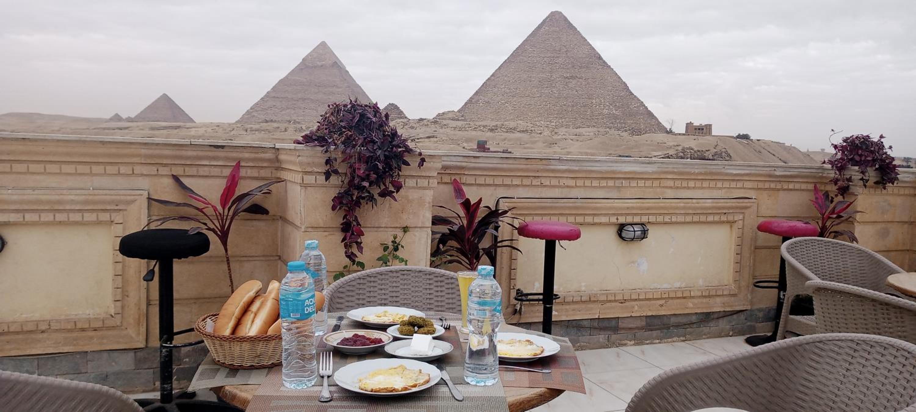 Zeina pyramids view
