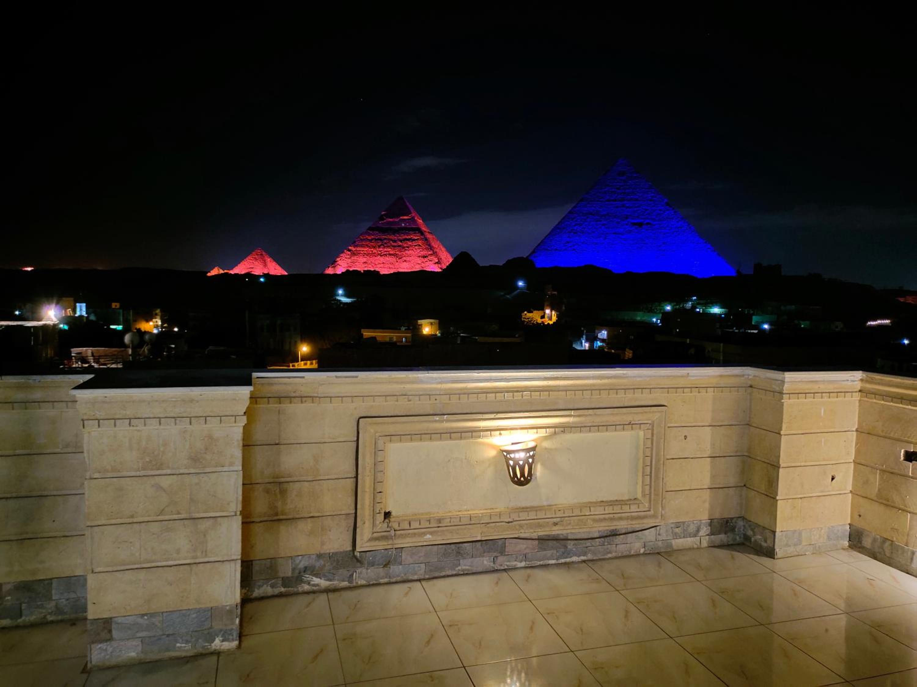 Zeina pyramids view