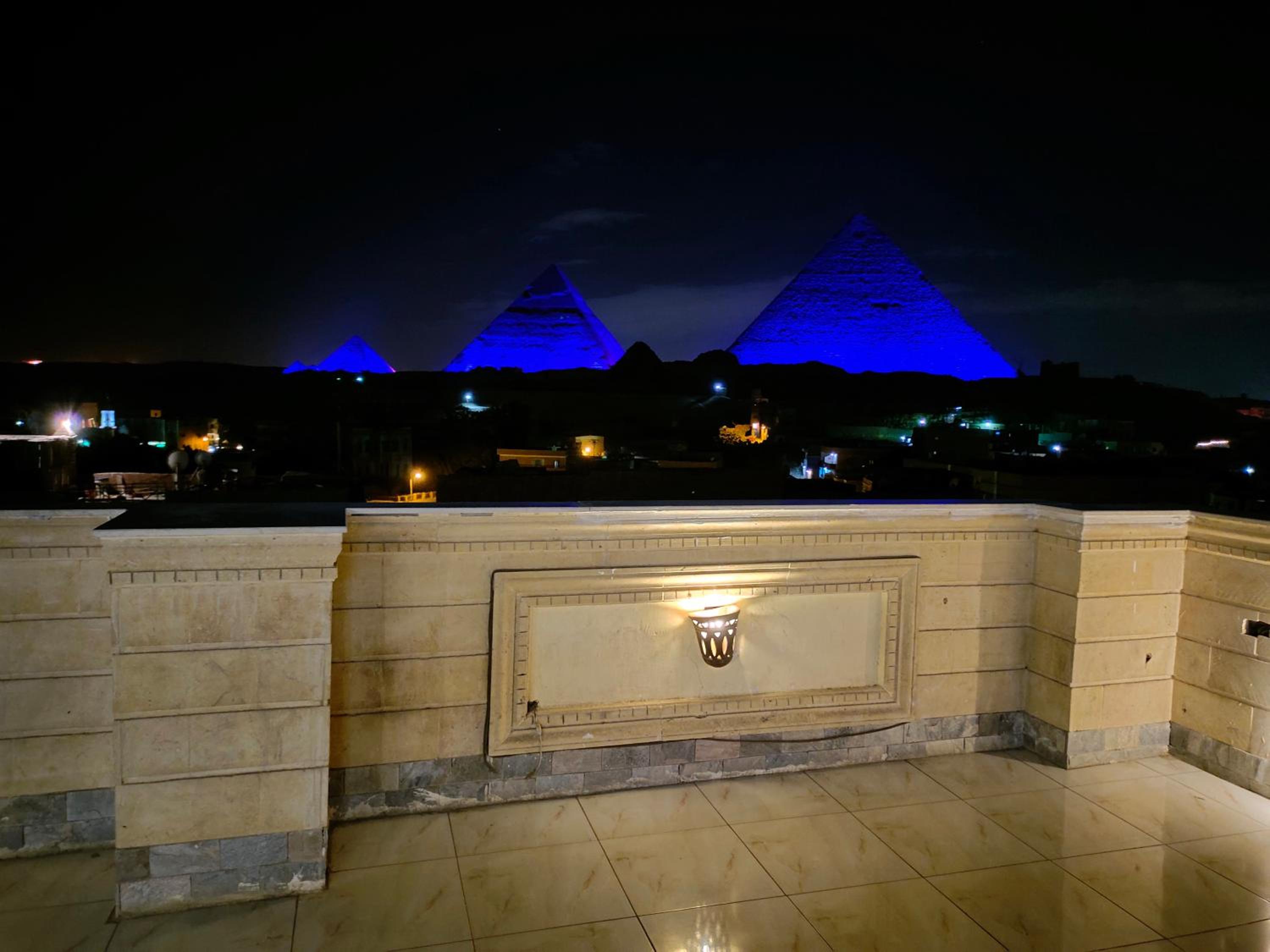 Zeina pyramids view