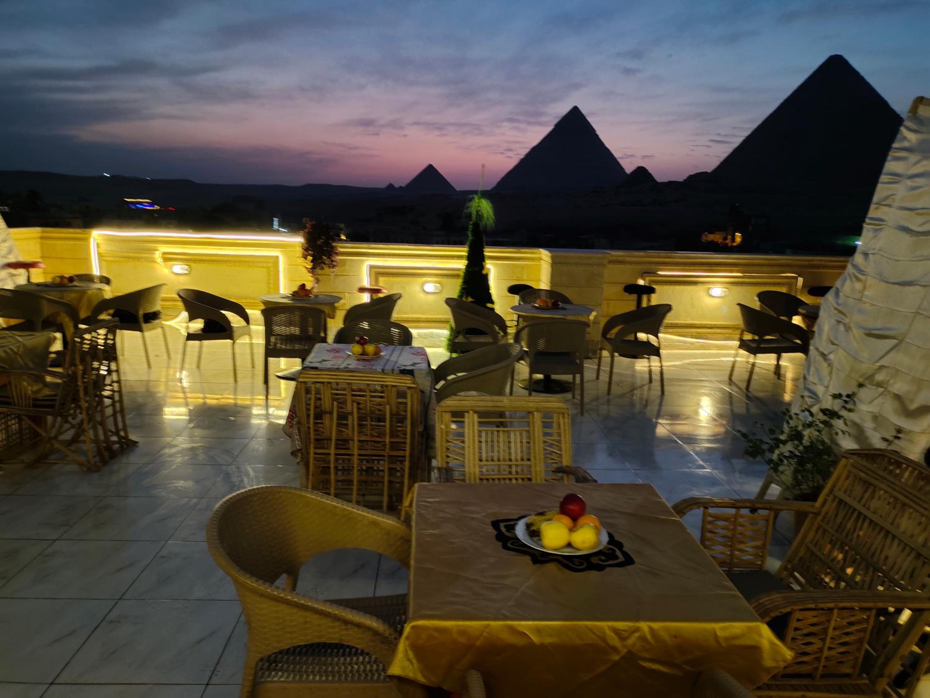 Zeina pyramids view