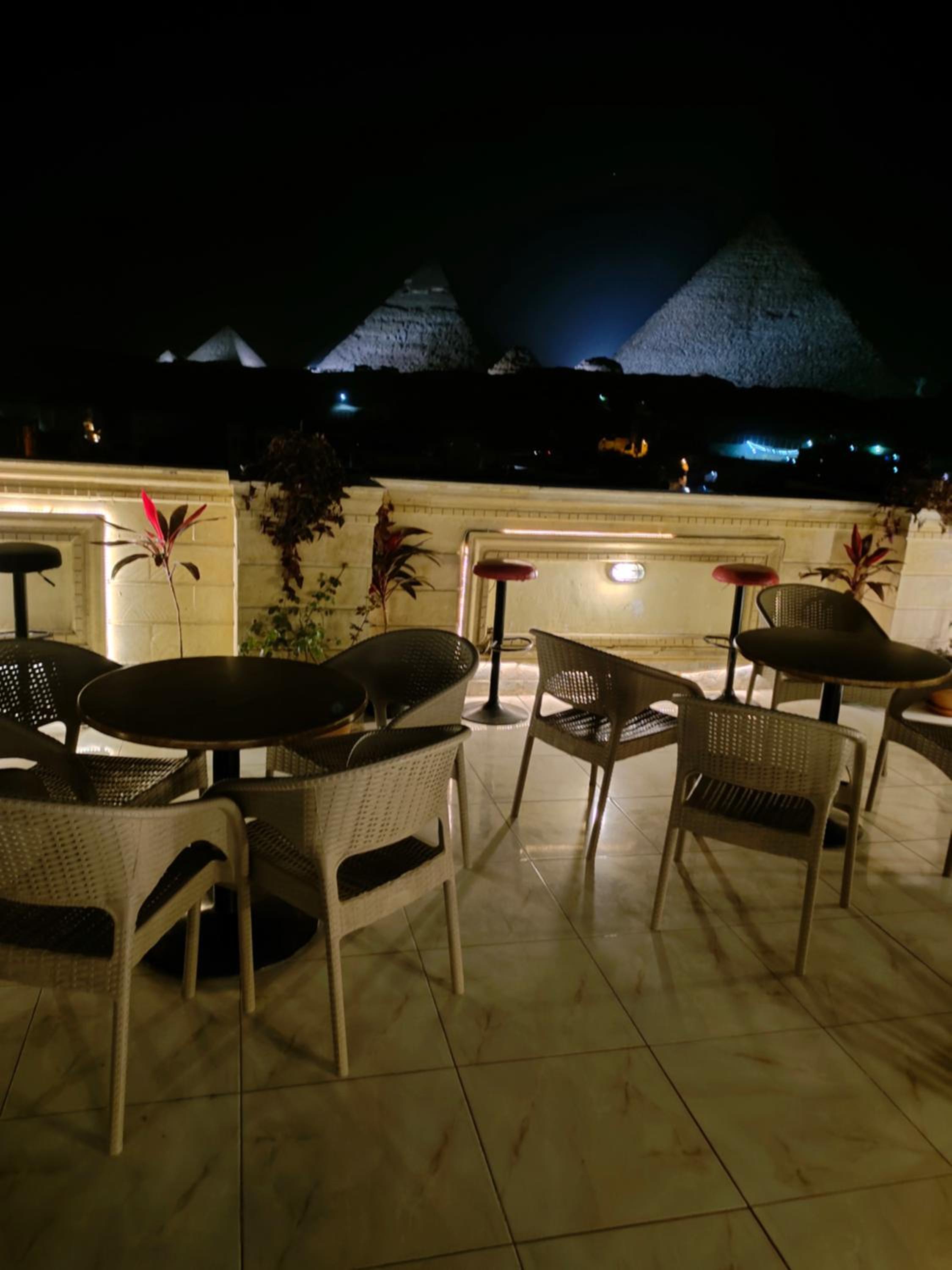 Zeina pyramids view