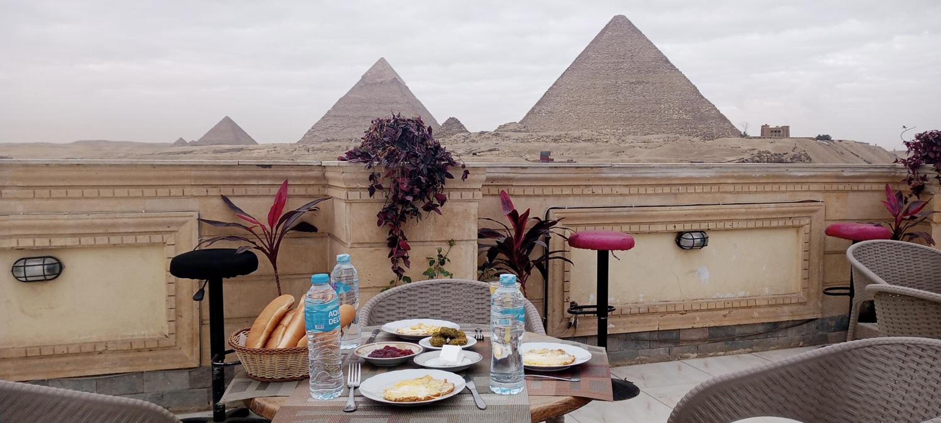 Zeina pyramids view